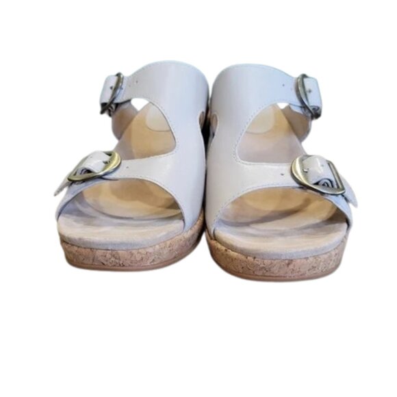 Dansko Carla Leather & Cork Wedge Sandals size 40 | eBay Dansko Carla Leather Cork Wedge Sandals Size EU 40/US 9.5-10 Worn Twice